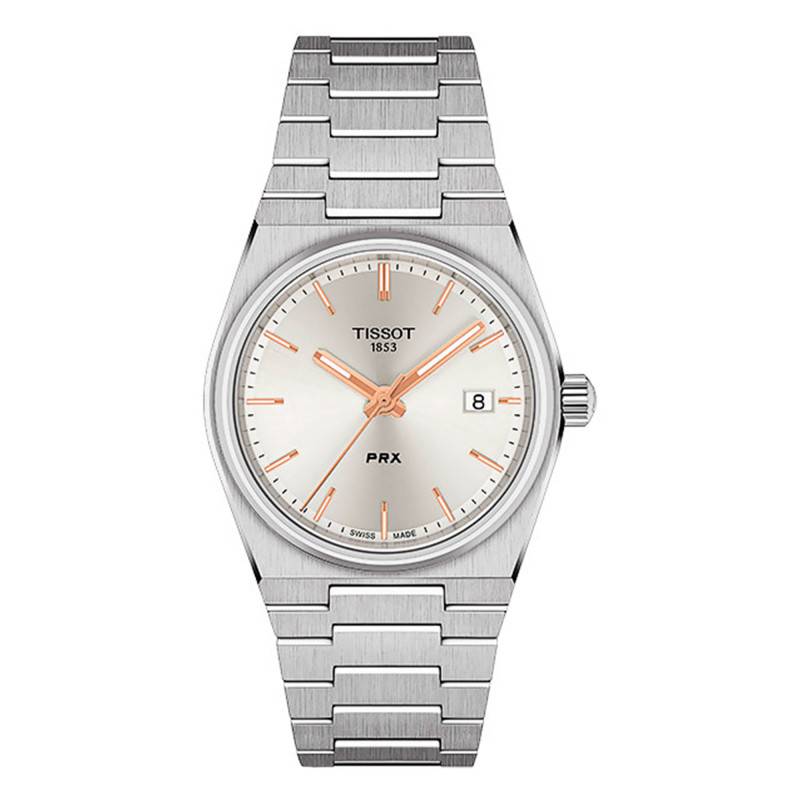 Gray PRX Quartz 35mm Watch T1372101103100 - Tissot