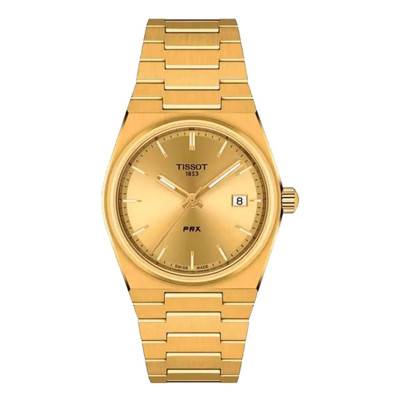 Gold PRX Quartz Watch 35mm T1372103302100 - Tissot