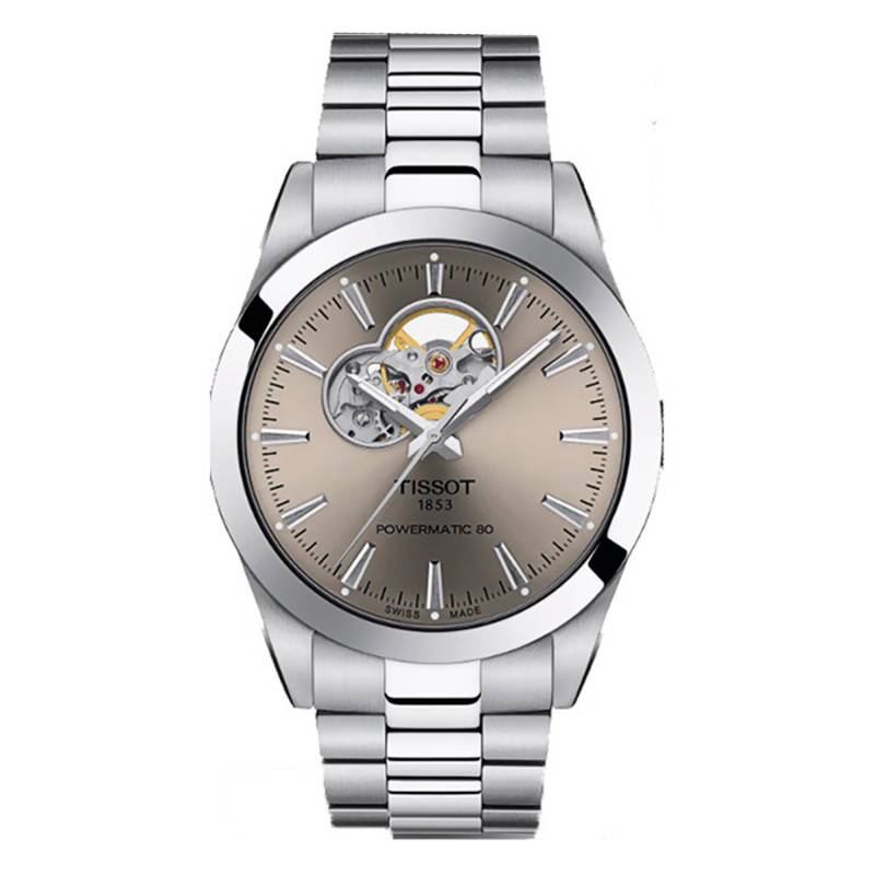 Gentleman Powermatic 80 Open Heart Watch T1274071108100 - Tissot