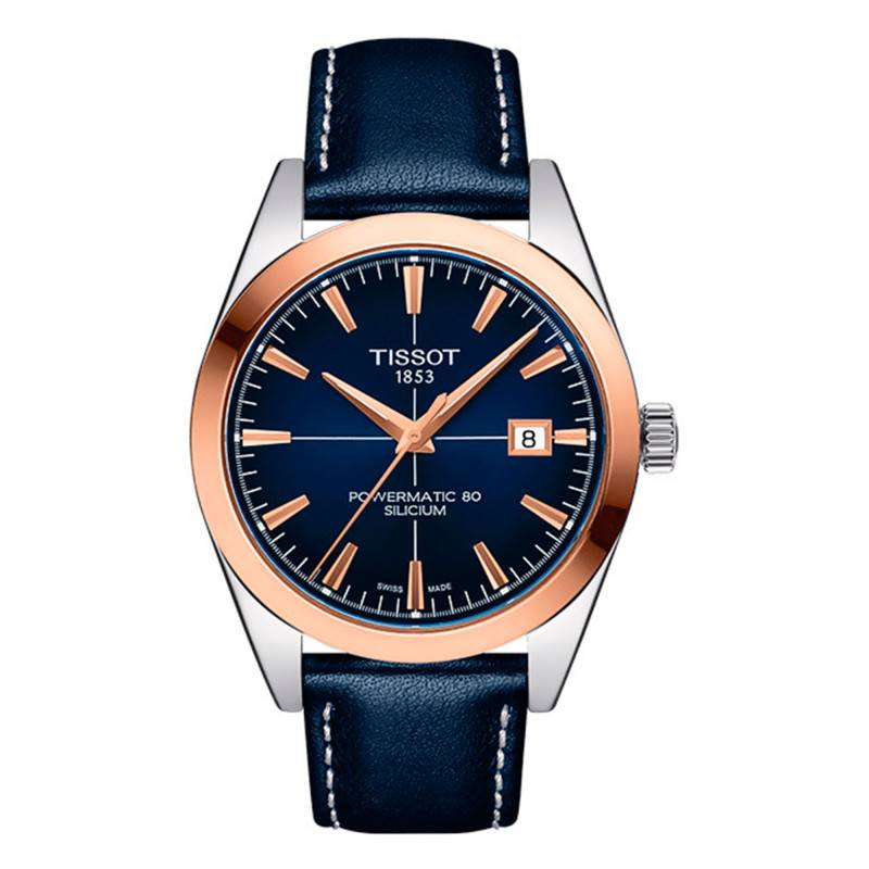 Gentleman Powermatic 80 Rose Gold 750 Watch T9274074604100 - Tissot