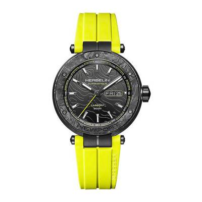 Newport Forged Carbon Titanium Automatic Watch 1788CTN14CY - Herbelin