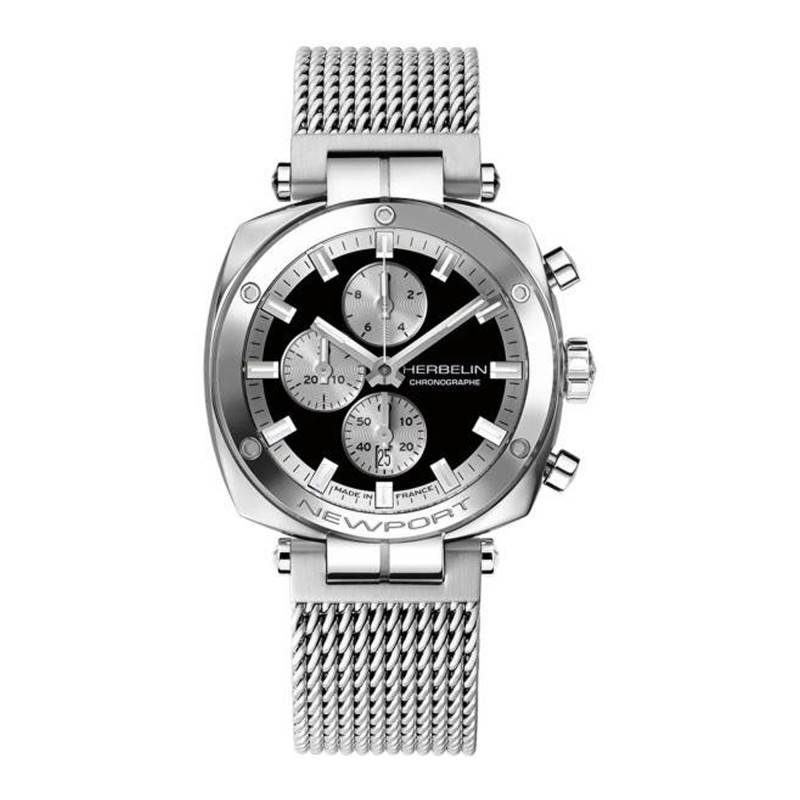Newport Heritage Chrono Watch 35664AP24B - Herbelin