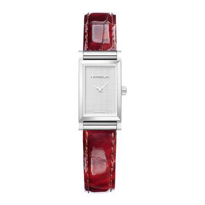 Vachette Sioux Twister Red BRAC17048A110 Watch Strap - Herbelin