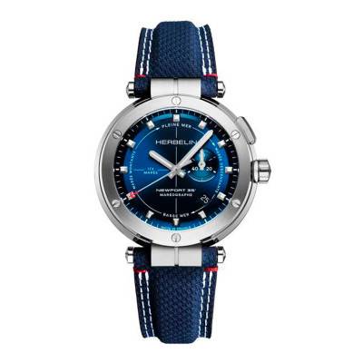 Montre Newport Maréographe 35e Anniversaire - 24688A15 - Herbelin