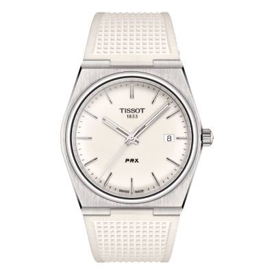 White PRX Quartz 40mm Watch T1374101701100 - Tissot