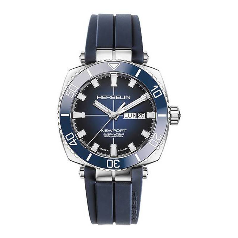 Newport Diver Automatic Watch 1774BL15CB - Herbelin