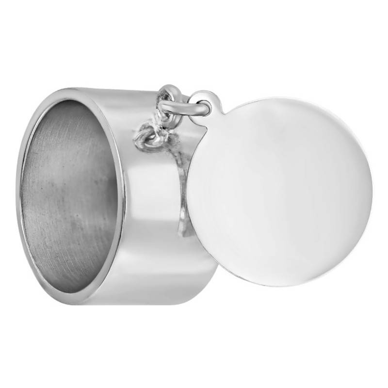 925 Silver Harmonie Ribbon Ring, Width 10 mm - Artemis