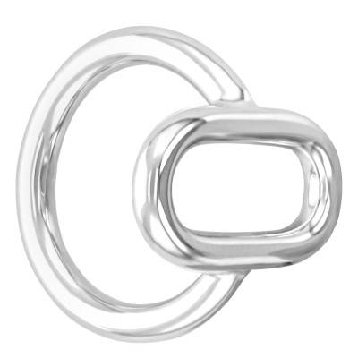 Bague Maillon Ovale Fil Rond en Argent 925 - Artemis