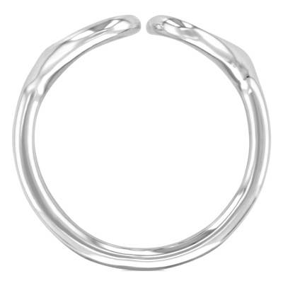 Bague 2 Coeurs en Argent 925 - Artemis