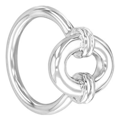 Bague Bouée en Argent 925 - Artemis