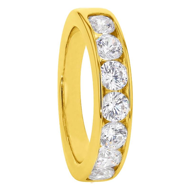 Half Eternity Wedding Ring Anténor in 750 Yellow Gold & G SI2 Diamonds 1.60 ct - Alliantine