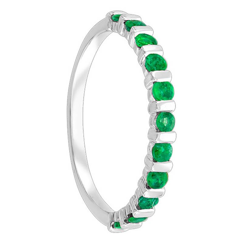 White Gold 375 or 750 & 0.50 ct Emerald Ring - Aurora