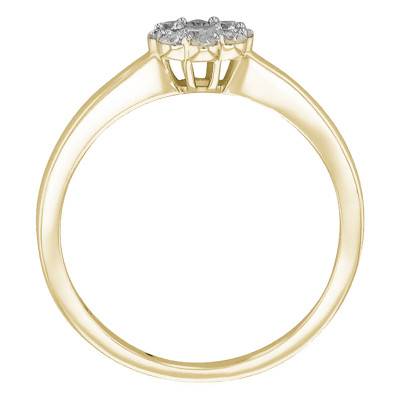 Valentin 750 Yellow Gold & 0.30 ct Diamond Solitaire Ring - Alliantine