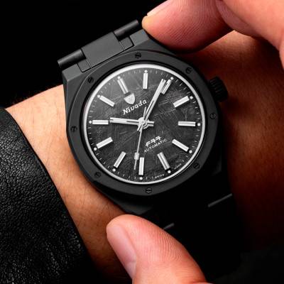 F77 Ceramic Meteorite Dial Limited Edition Watch 68020A77 - Nivada Grenchen