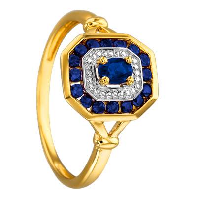 Bague Antiope 2 Ors 750, Saphirs 0,48 ct - Joelli