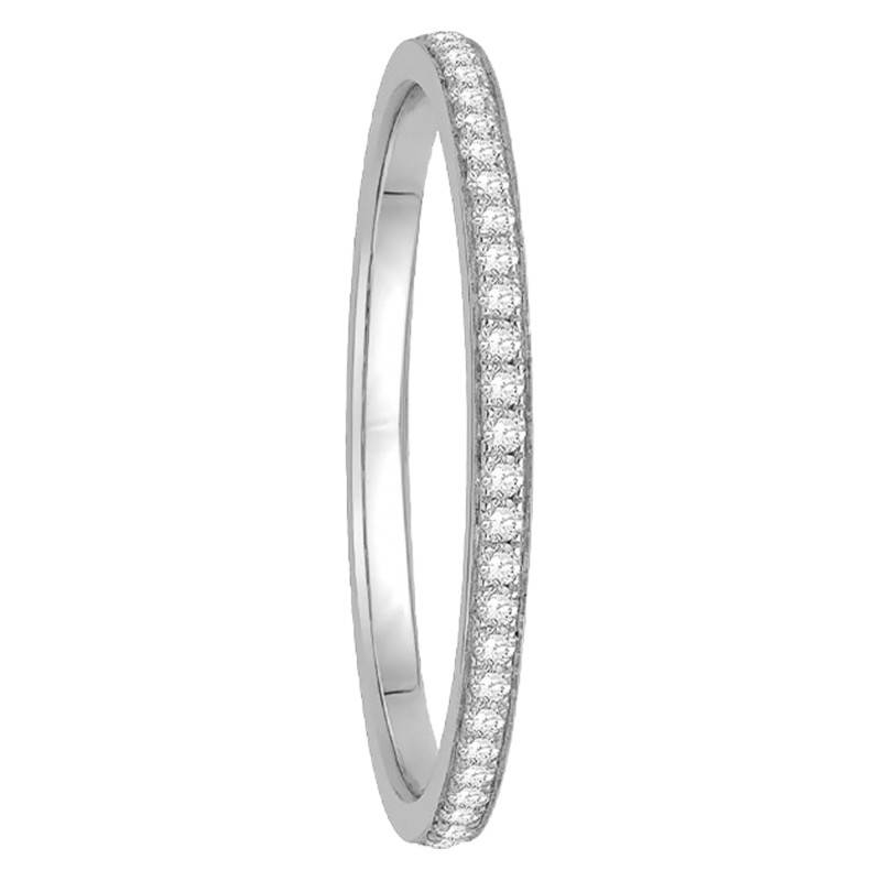 Séléna Confort 750/1000 White Gold & 0.30 ct Diamond Wedding Ring - Alliantine