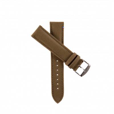 Bracelet de montre Port Louis Toile Seaqual Vintage Green - Avel & Men
