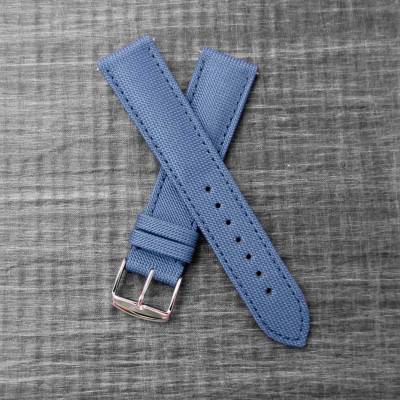Bracelet de montre Larmor Plage Toile Seaqual Bleu Breton - Avel & Men