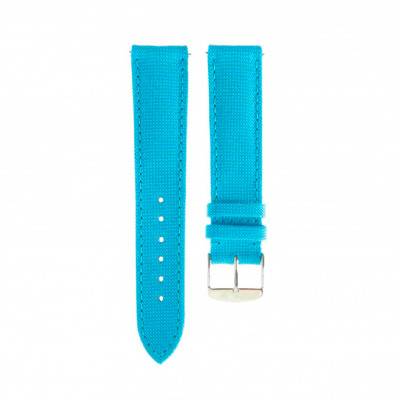 Bracelet de montre Larmor Plage Toile Seaqual Bleu Turquoise - Avel & Men
