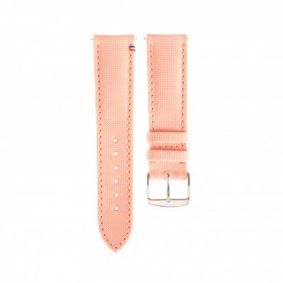 Bracelet de montre Port Louis Toile Seaqual Soft Pink - Avel & Men