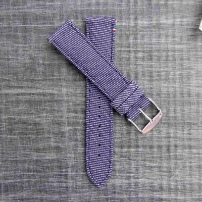 Bracelet de montre Port Louis Toile Seaqual Jean - Avel & Men