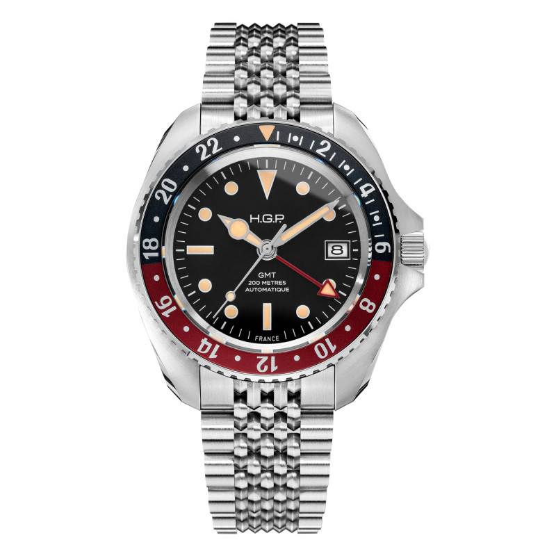 Vintage Automatic GMT Diver 200M "Coke" Watch - HGP