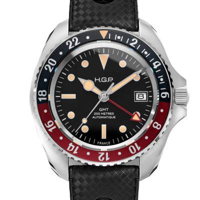 Vintage Automatic GMT Diver 200M "Coke" Watch - HGP