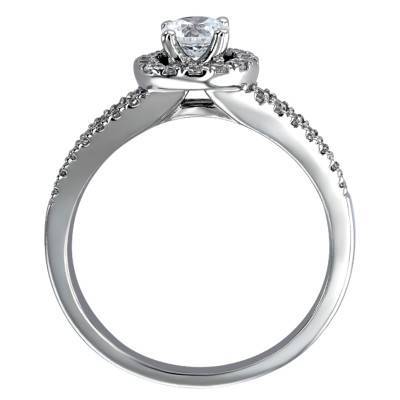 Bague Mimoza Or Blanc 750 & Diamants 0,30ct - Alliantine