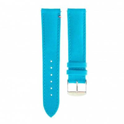 Bracelet de montre Port Louis Toile Seaqual Bleu Turquoise - Avel & Men