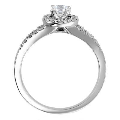 Bague Mimoza Or Blanc 750 & Diamants 0,20ct - Alliantine
