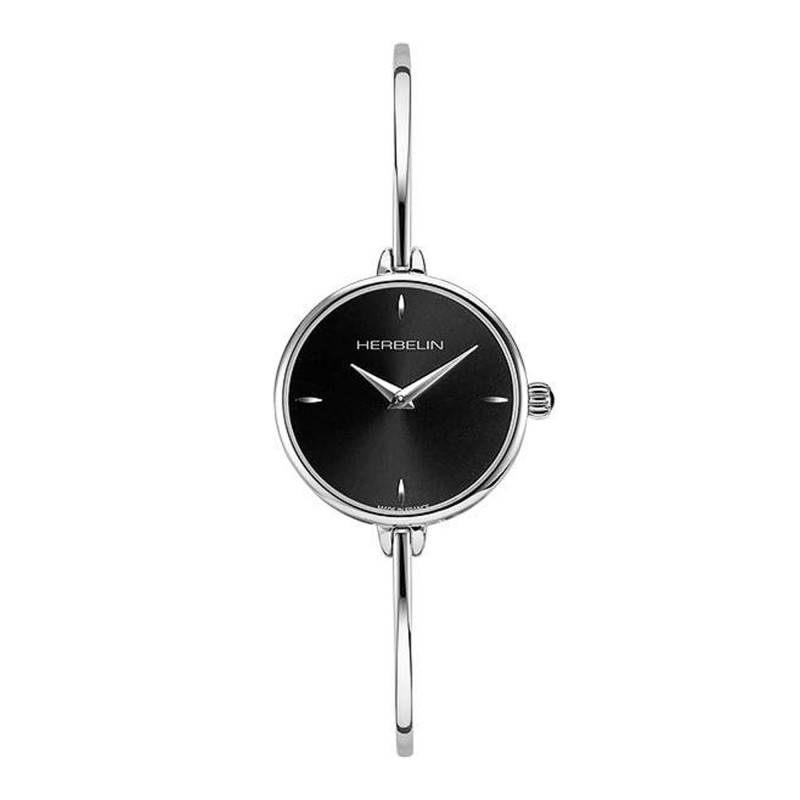 Silver Round Fil Watch 17206B14 - Herbelin