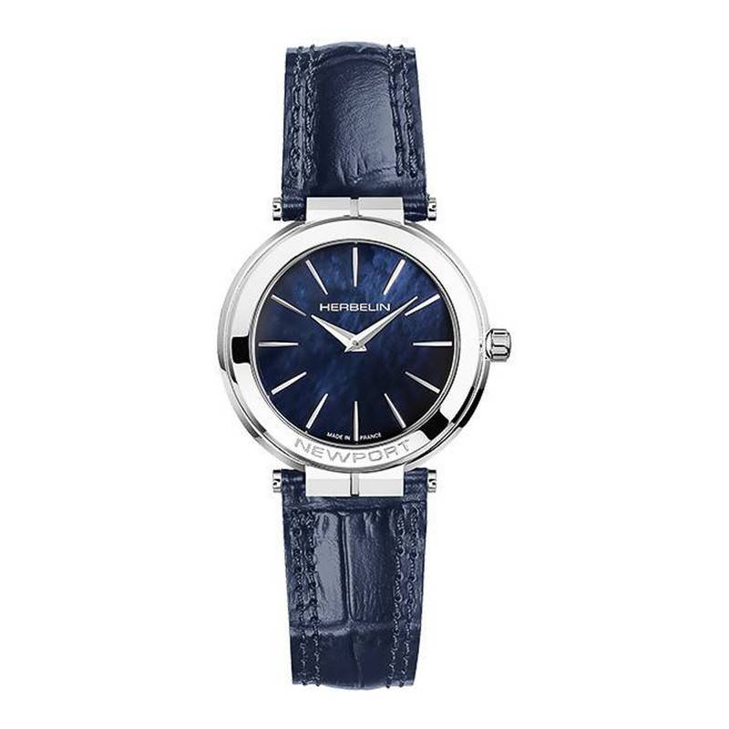 Newport Slim 16922AP60BL Watch - Herbelin