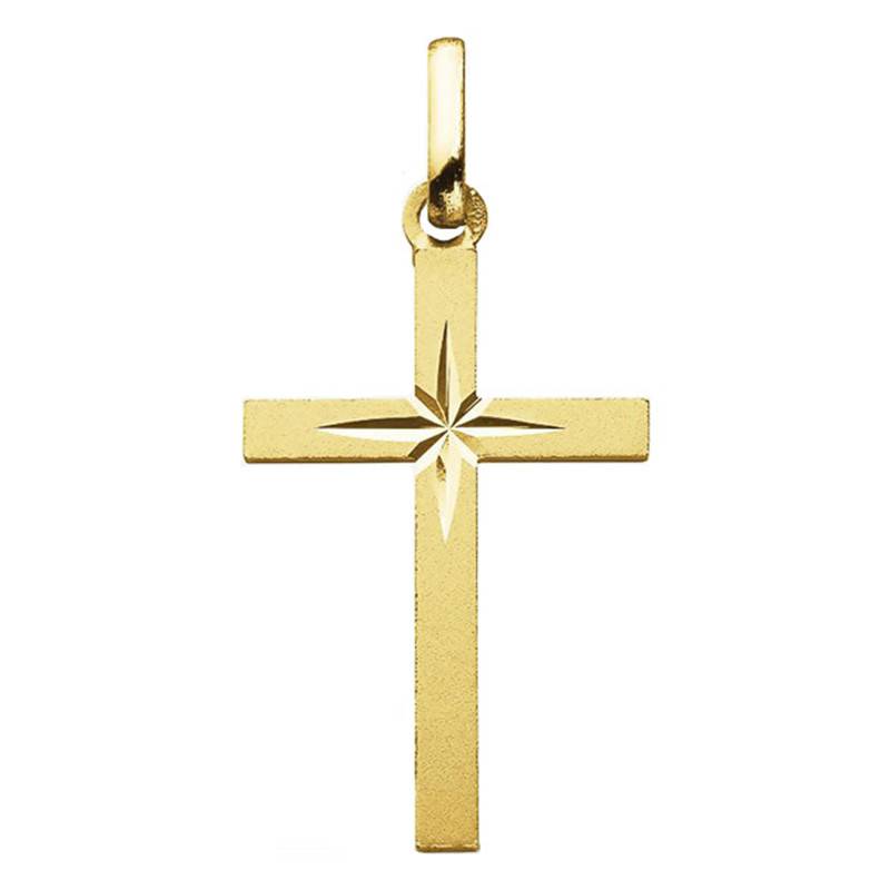 Starred Cross Yellow Gold 750 13 x 20 mm - Augis