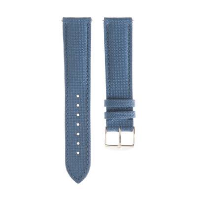 Bracelet de montre Larmor Plage Toile Seaqual Bleu Breton - Avel & Men