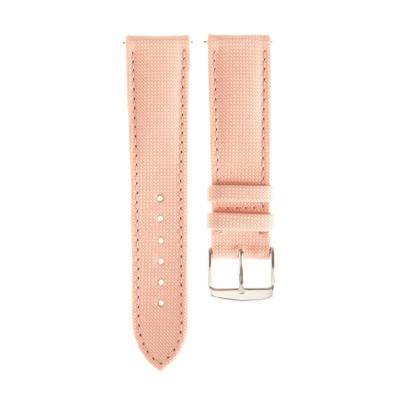 Bracelet de montre Larmor Plage en toile Seaqual soft pink - Avel & Men
