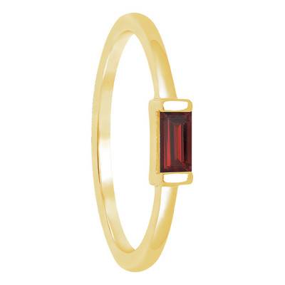 Bague Or Jaune & Grenat 0.25 ct - Aurora