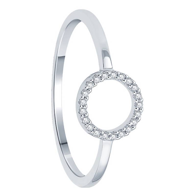 Bague, en Or Blanc 375 & Diamant - Alliantine