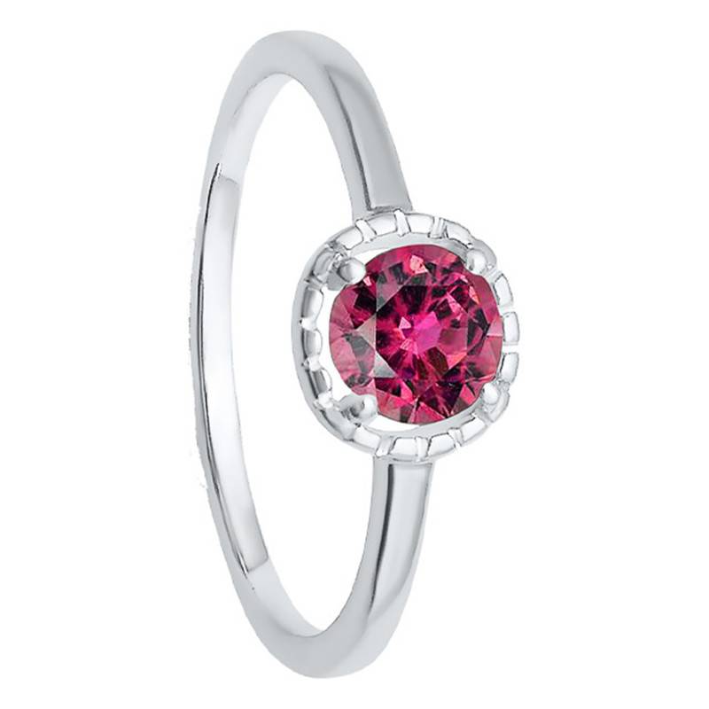 Tourmaline Solitaire in 375/1000 White Gold - Aurora