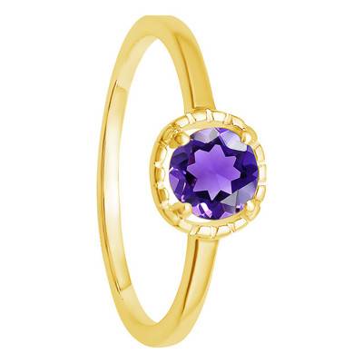 Bague Ronia Améthyste & Or Jaune 375 - Aurora