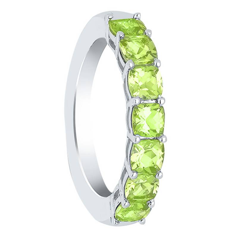 White Gold 750/1000 Peridot Ring 2.30 cts - Aurora