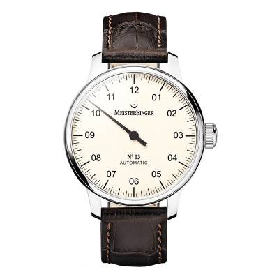 N°03 Ivory AM903 Watch - MeisterSinger