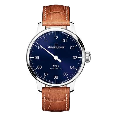 Montre N°03 43mm Bleu soleillé AM908 - MeisterSinger
