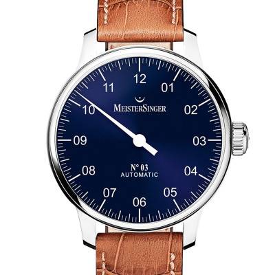 Montre N°03 43mm Bleu soleillé AM908 - MeisterSinger