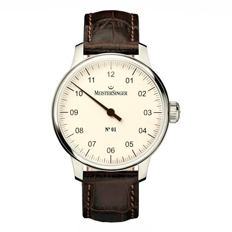 N°01 Ivory AM3303 Watch - MeisterSinger