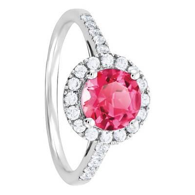 Bague Volta Tourmaline, Diamants & Or Blanc 750 - Aurora