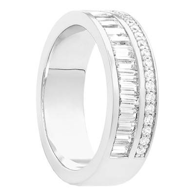 Bague en Or Blanc 750 & Diamants 0,90 ct - Aurora