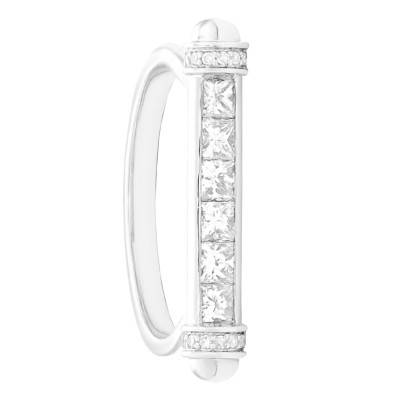 Bague en Or Blanc 750 & Diamants 0,60 ct - Aurora