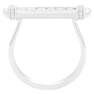 Bague en Or Blanc 750 & Diamants 0,60 ct - Aurora
