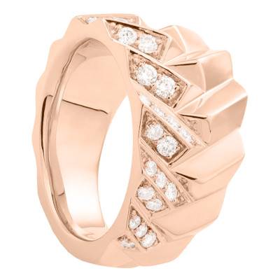 Bague en Or Rose 750 & Diamants 0,73 ct - Aurora