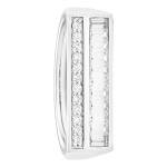 Bague Rectangulaire Diamants Or Blanc